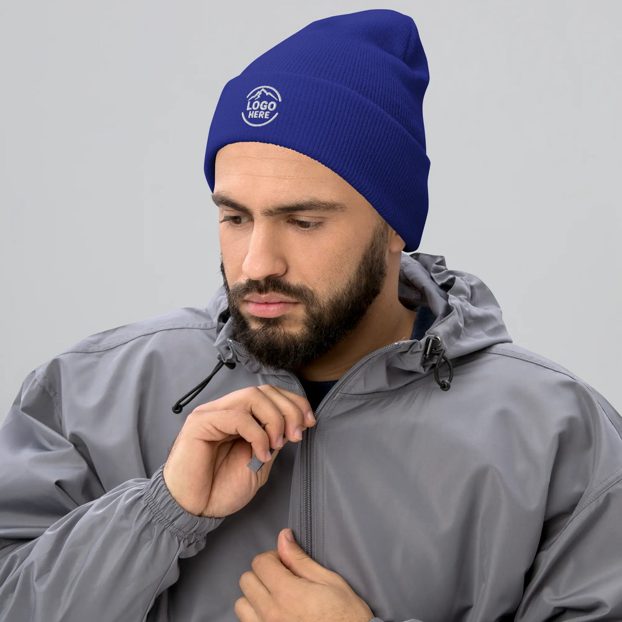 Custom Men's Yupoong Embroidered Beanie - Arklavo