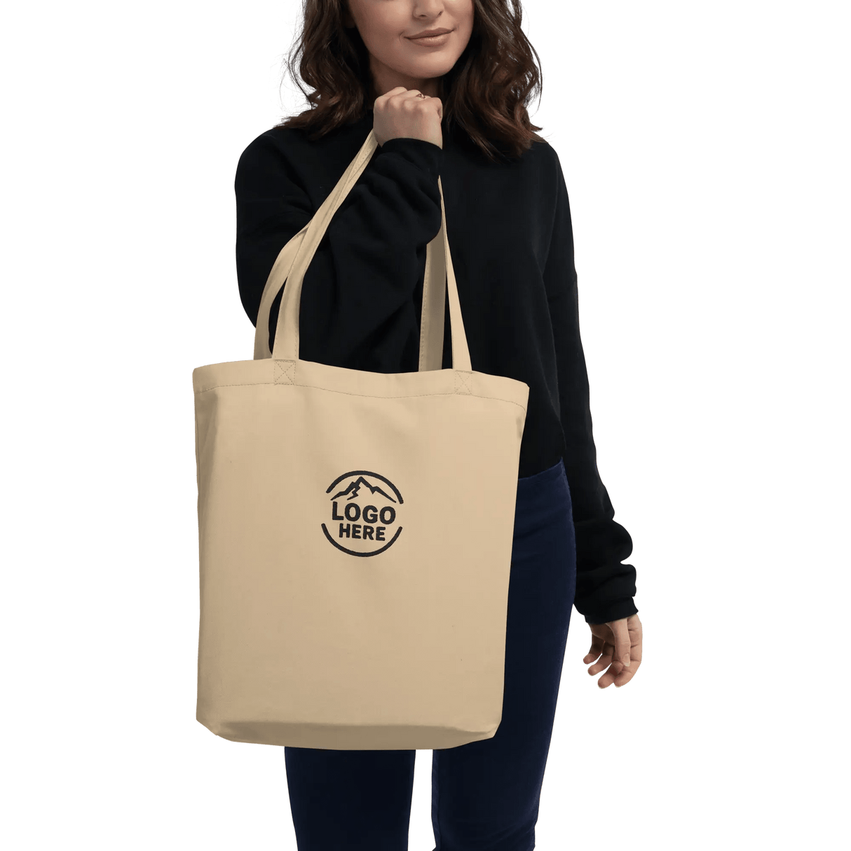 Custom Women's econscious Embroidered Tote Bag - Arklavo