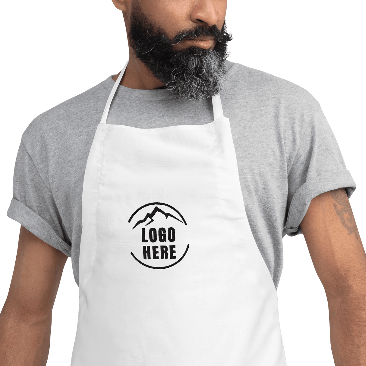 Custom Men's Liberty Bags Embroidered Apron - Arklavo