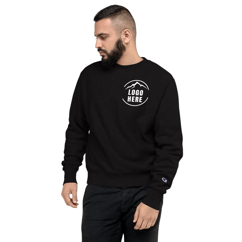 Custom Men's Champion Printed Crewneck Sweatshirt - Arklavo