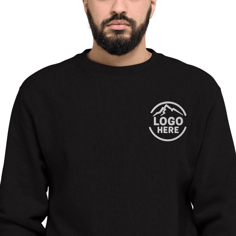 Custom Men's Champion Embroidered Crewneck Sweatshirt - Arklavo