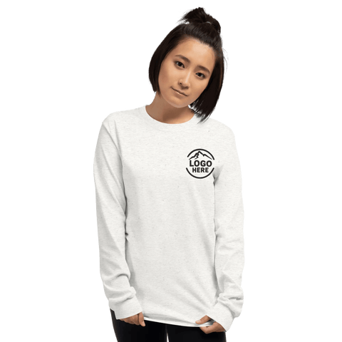 Custom Women's Gildan Embroidered Long Sleeve T-Shirt - Arklavo