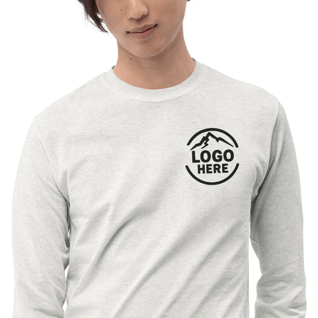 Custom Men's Gildan Embroidered Long Sleeve T-Shirt - Arklavo