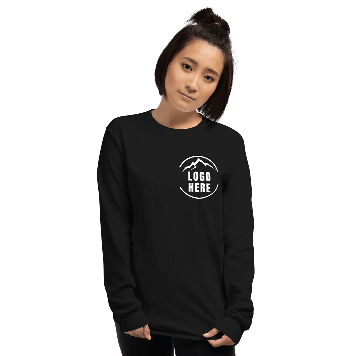 Custom Women's Gildan Printed Long Sleeve T-Shirt - Arklavo
