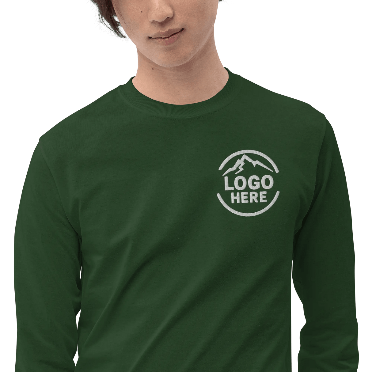 Custom Men's Gildan Embroidered Long Sleeve T-Shirt - Arklavo
