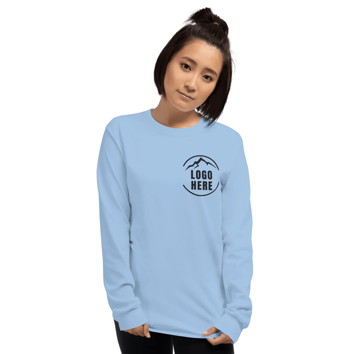 Custom Women's Gildan Printed Long Sleeve T-Shirt - Arklavo