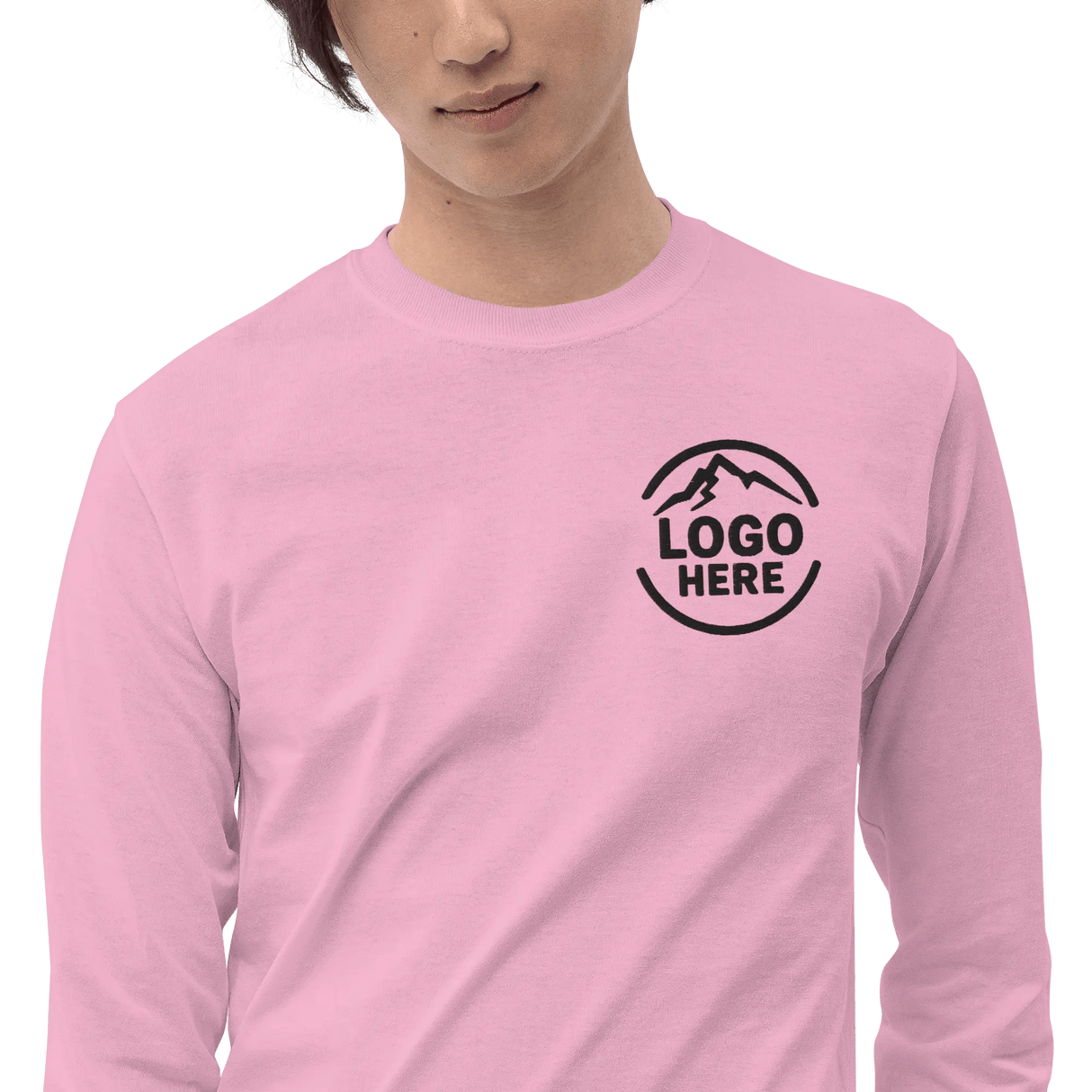 Custom Men's Gildan Embroidered Long Sleeve T-Shirt - Arklavo