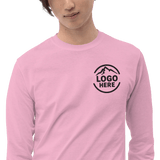 Custom Men's Gildan Embroidered Long Sleeve T-Shirt - Arklavo