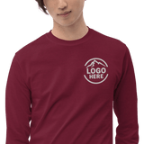 Custom Men's Gildan Embroidered Long Sleeve T-Shirt - Arklavo