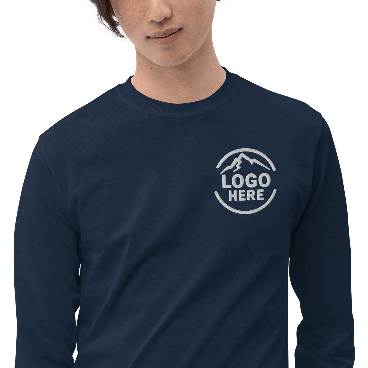 Custom Men's Gildan Embroidered Long Sleeve T-Shirt - Arklavo