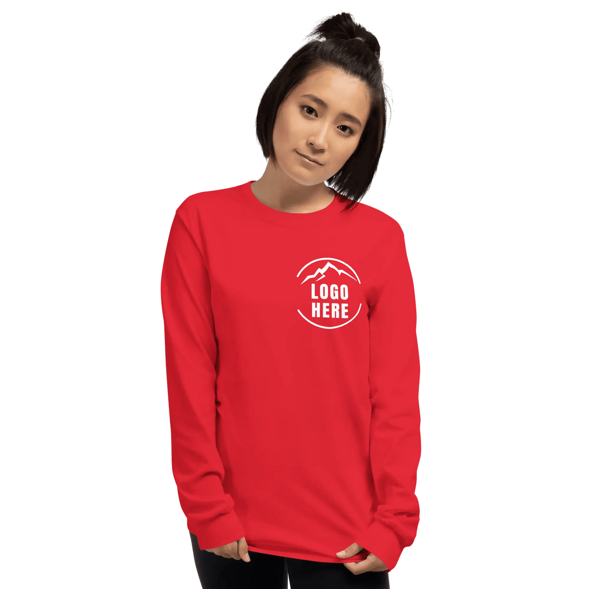 Custom Women's Gildan Printed Long Sleeve T-Shirt - Arklavo