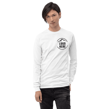 Custom Men's Gildan Printed Long Sleeve T-Shirt - Arklavo