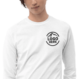 Custom Men's Gildan Embroidered Long Sleeve T-Shirt - Arklavo