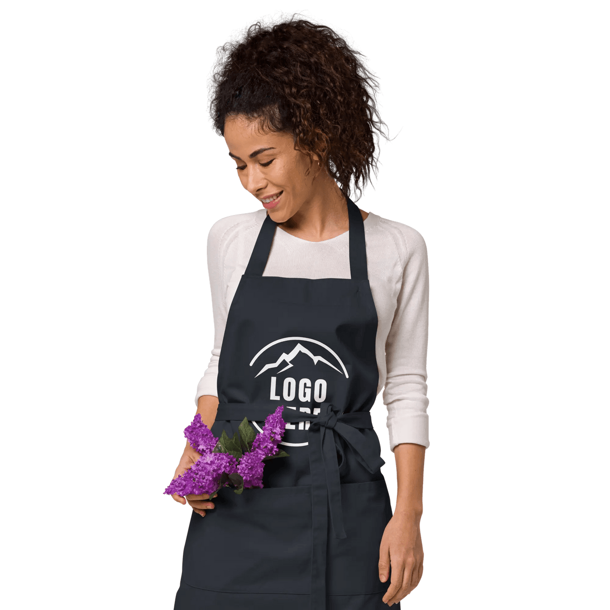 Custom Women's SOL'S Embroidered Apron - Arklavo