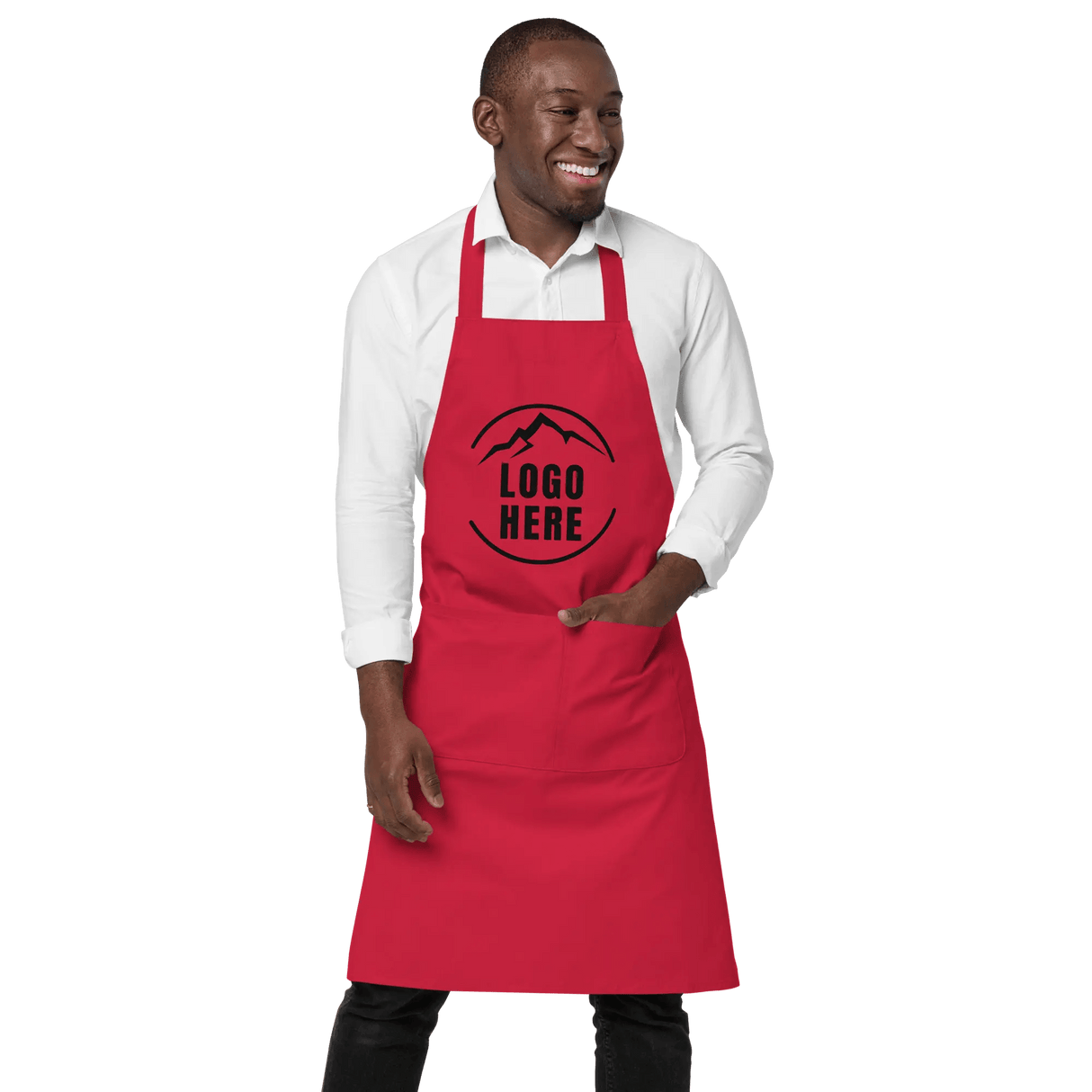 Custom Men's SOL'S Printed Organic Cotton Apron - Arklavo