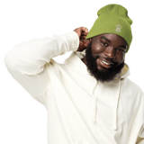 Custom Men's Atlantis Embroidered Beanie - Arklavo