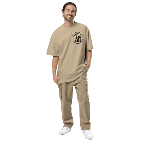 Custom Men's AS Colour Printed Oversized T-Shirt - Arklavo