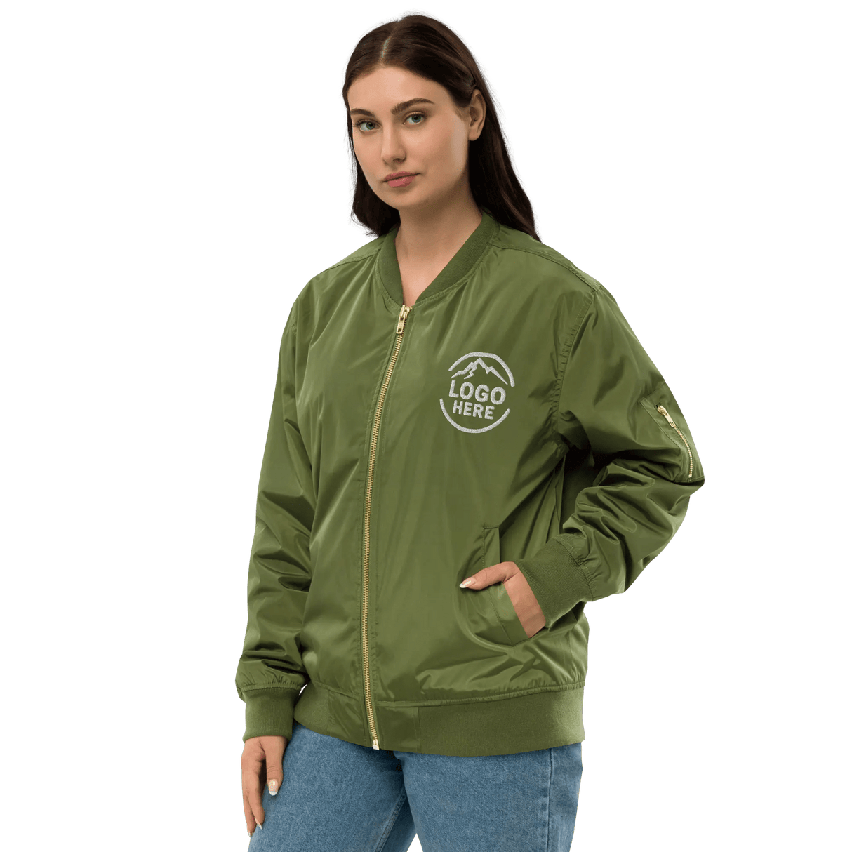Custom Women's Threadfast Apparel Embroidered Jacket - Arklavo
