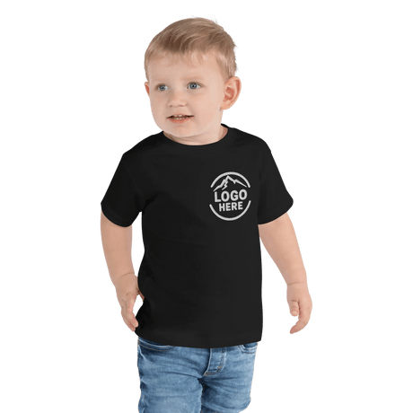 Custom Boys' Toddler Bella + Canvas Embroidered T-Shirt - Arklavo