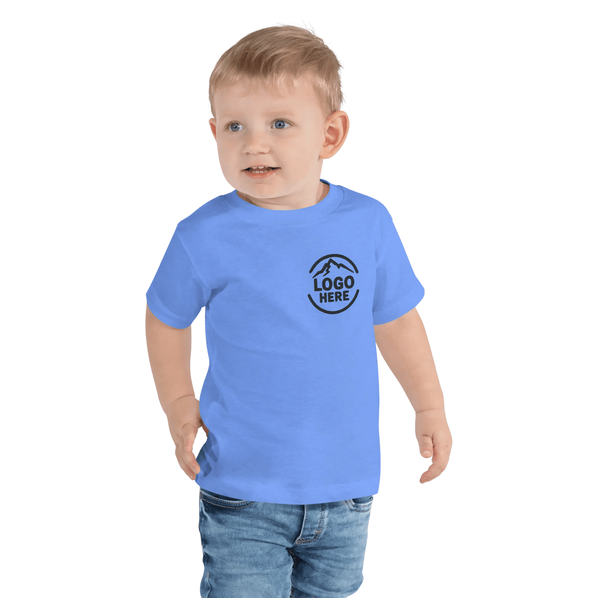 Custom Boys' Toddler Bella + Canvas Embroidered T-Shirt - Arklavo