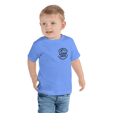 Custom Boys' Toddler Bella + Canvas Embroidered T-Shirt - Arklavo