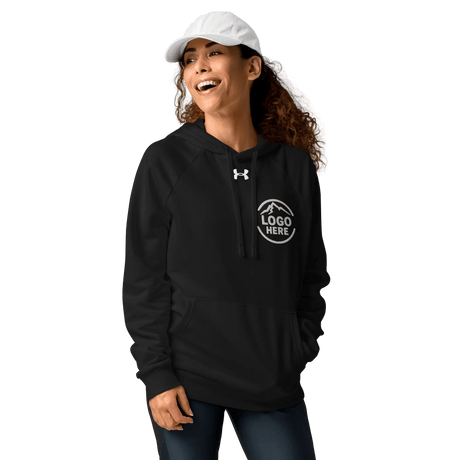 Custom Women's Under Armour Embroidered Comfort Fleece Pullover Hoodie - Arklavo