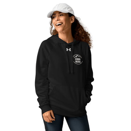 Custom Women's Under Armour Printed Comfort Fleece Pullover Hoodie - Arklavo