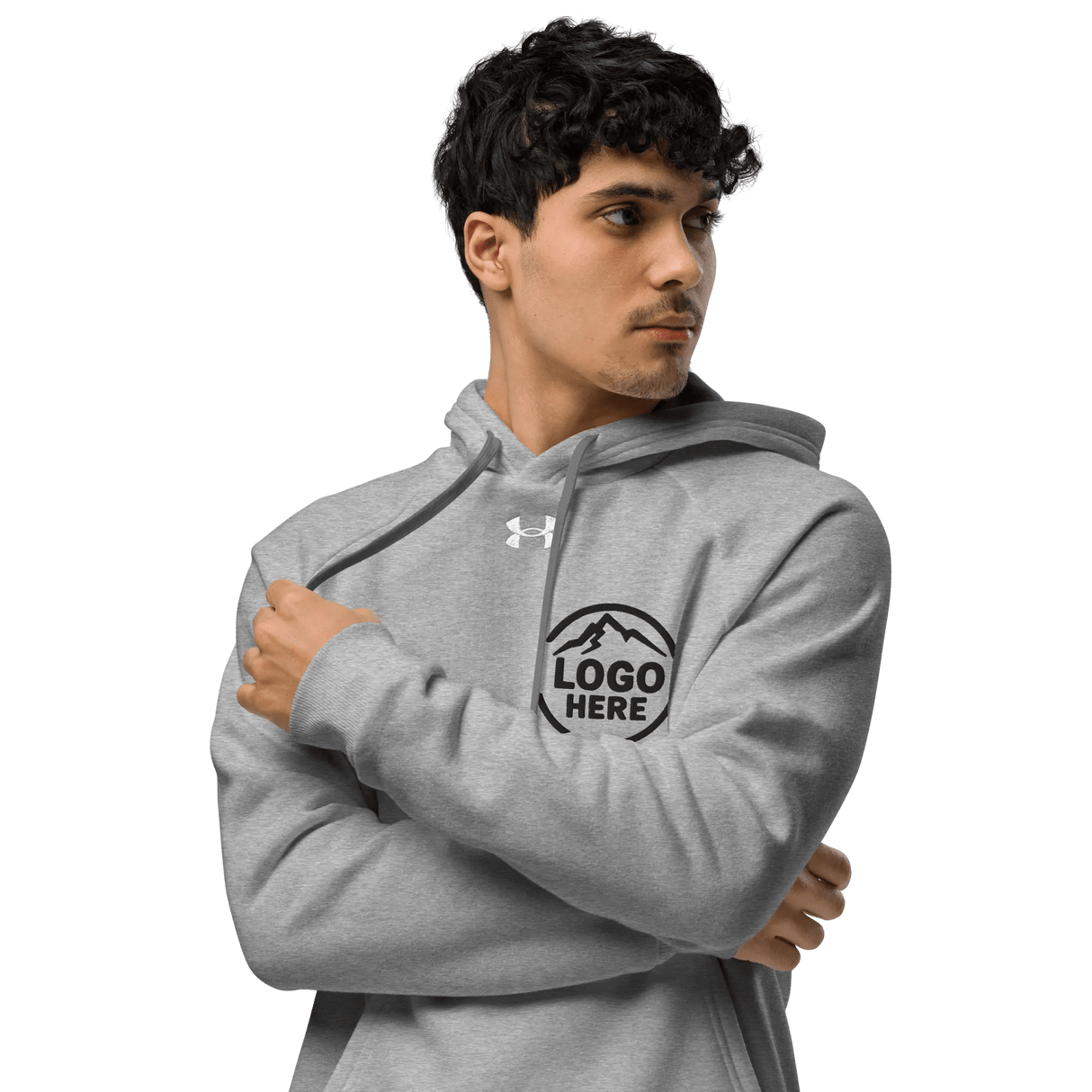 Custom Men's Under Armour Embroidered Performance Pullover Hoodie - Arklavo