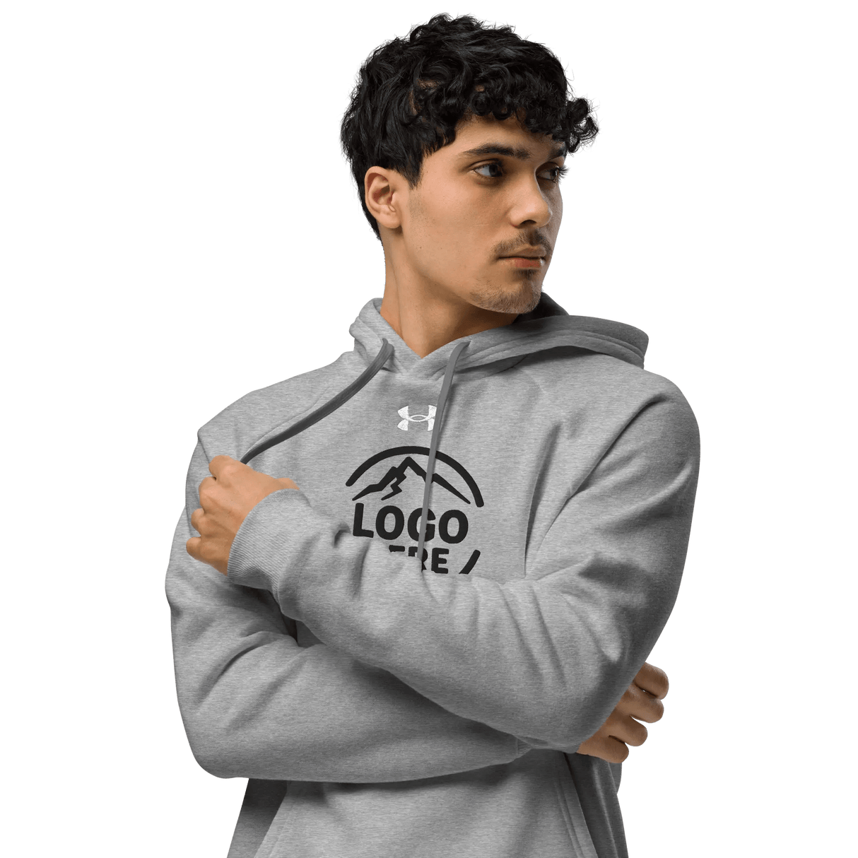 Custom Men's Under Armour Embroidered Comfort Fleece Pullover Hoodie - Arklavo