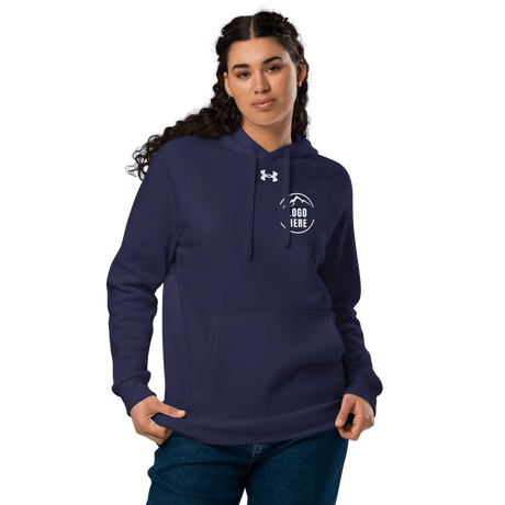 Custom Women's Under Armour Printed Comfort Fleece Pullover Hoodie - Arklavo