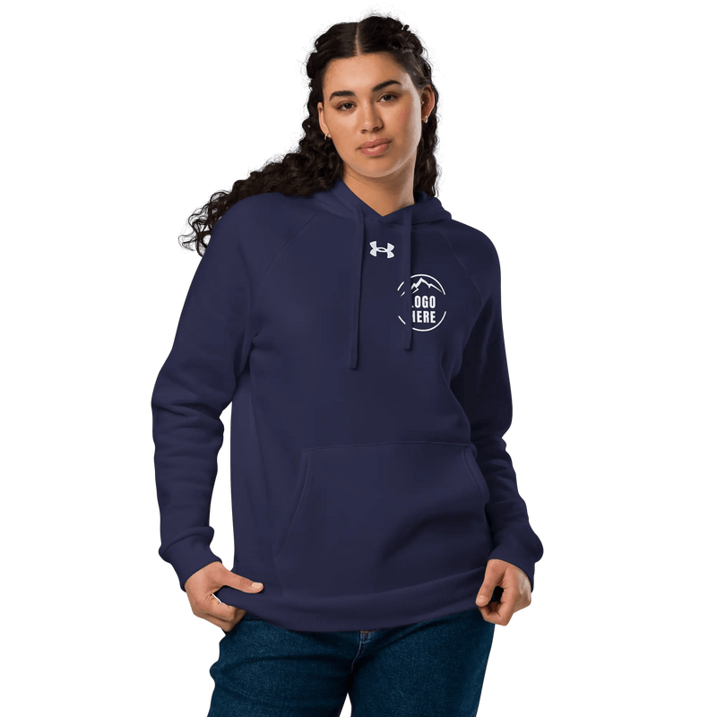 Custom Women's Under Armour Printed Comfort Fleece Pullover Hoodie - Arklavo