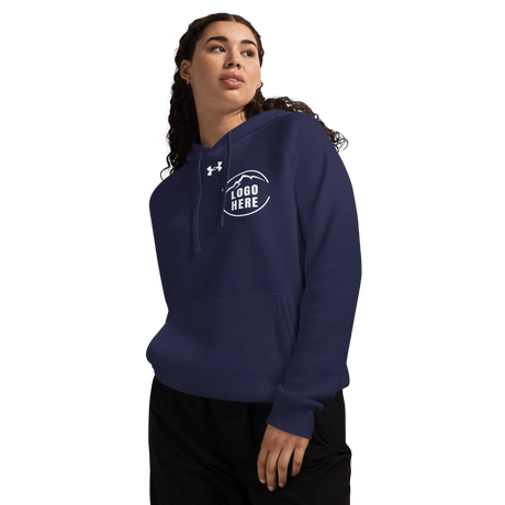 Custom Women's Under Armour Printed Performance Pullover Hoodie - Arklavo