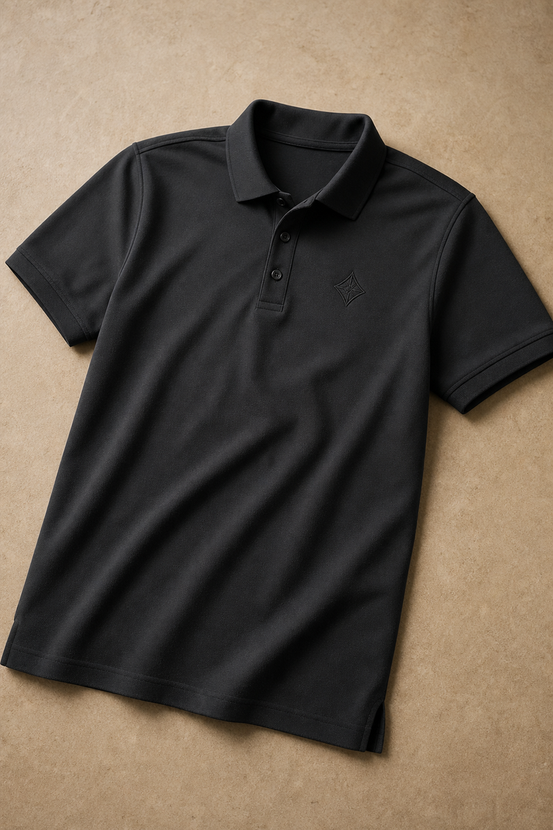 Custom branded uniform showing the cut and fit