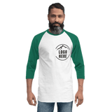 Custom Men's Tultex Printed Raglan Baseball Shirt - Arklavo