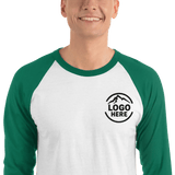 Custom Men's Tultex Embroidered Raglan Baseball Shirt - Arklavo