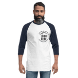 Custom Men's Tultex Printed Raglan Baseball Shirt - Arklavo