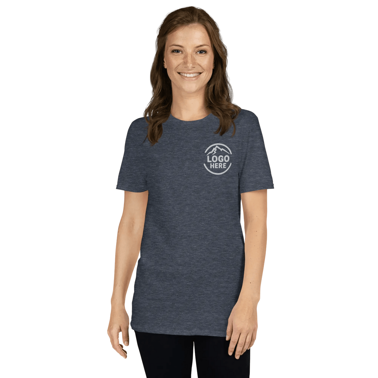 Custom Women's Gildan Embroidered Ringspun Cotton T-Shirt - Arklavo