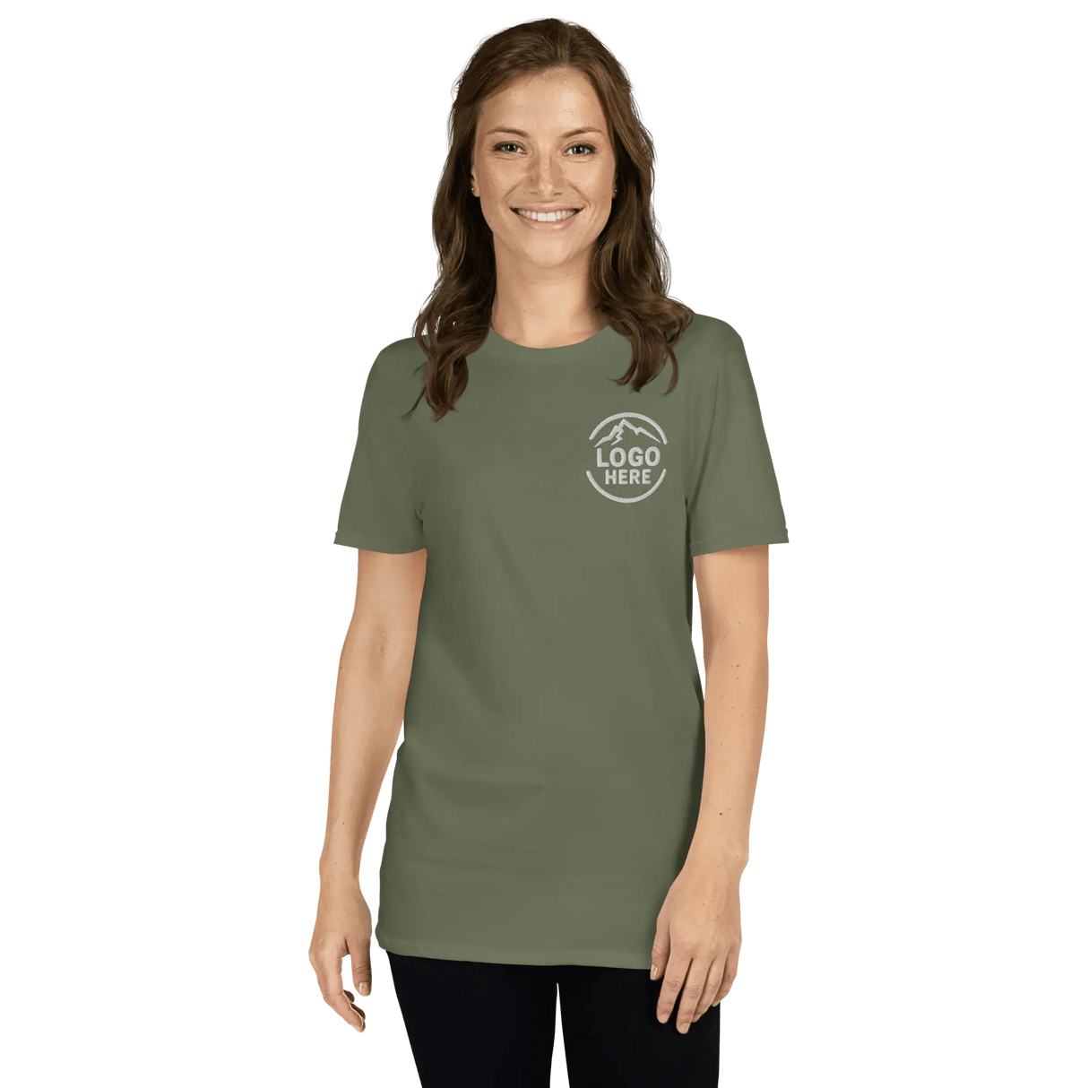 Custom Women's Gildan Embroidered Ringspun Cotton T-Shirt - Arklavo