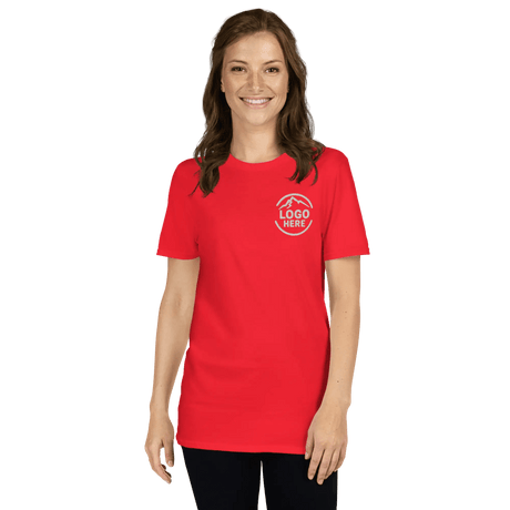 Custom Women's Gildan Embroidered Ringspun Cotton T-Shirt - Arklavo