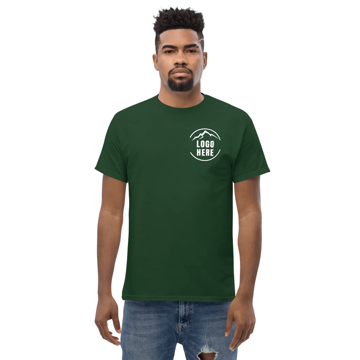 Custom Men's Gildan Printed Crewneck T-Shirt - Arklavo