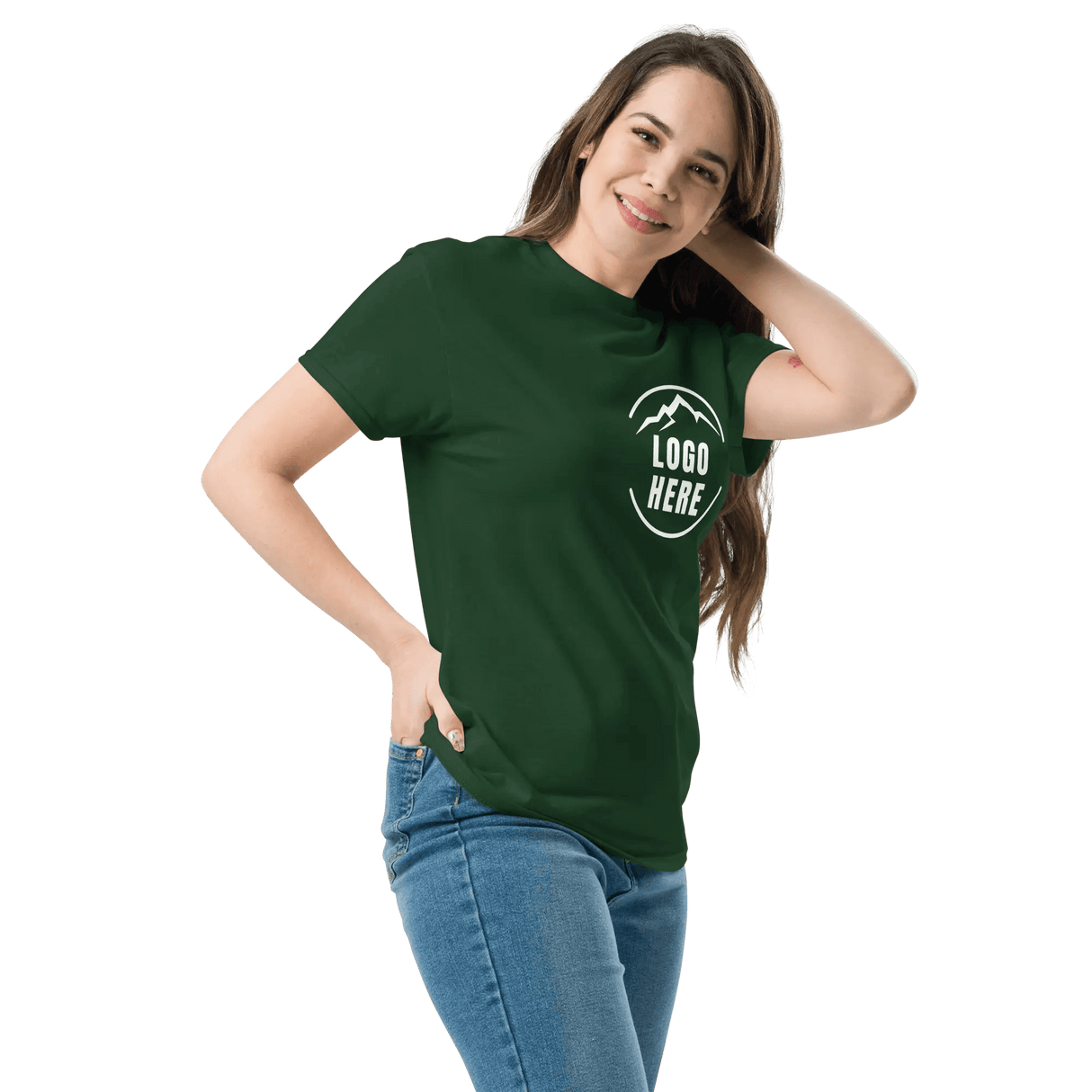 Custom Women's Gildan Printed Crewneck T-Shirt - Arklavo