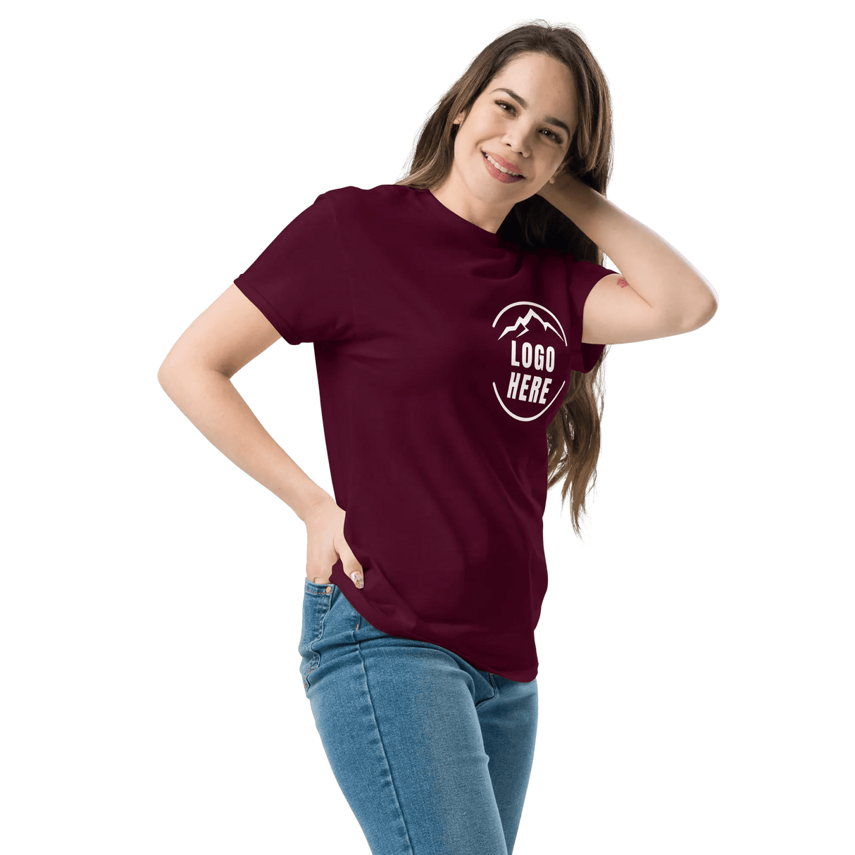 Custom Women's Gildan Printed Crewneck T-Shirt - Arklavo