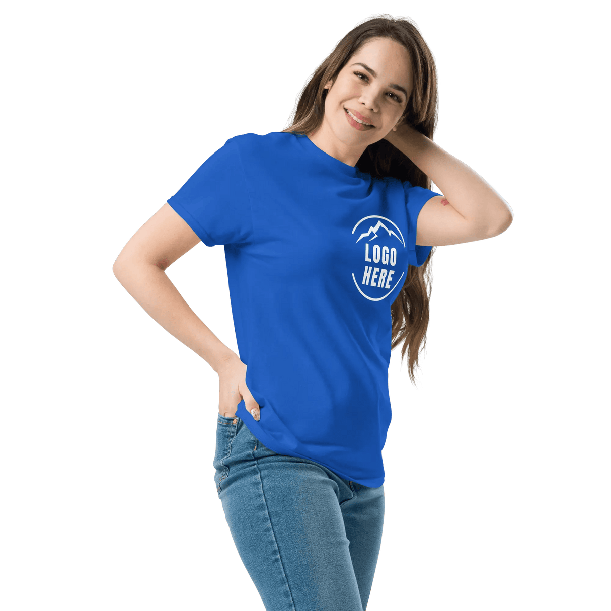 Custom Women's Gildan Printed Crewneck T-Shirt - Arklavo