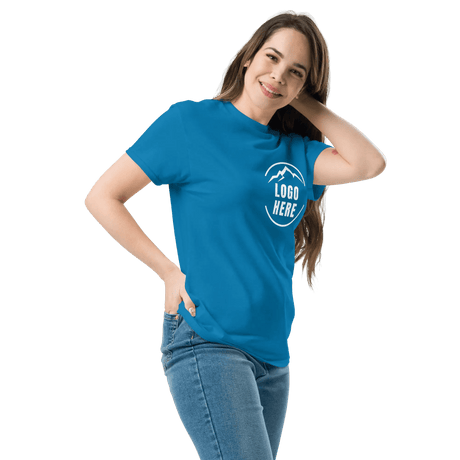 Custom Women's Gildan Printed Crewneck T-Shirt - Arklavo