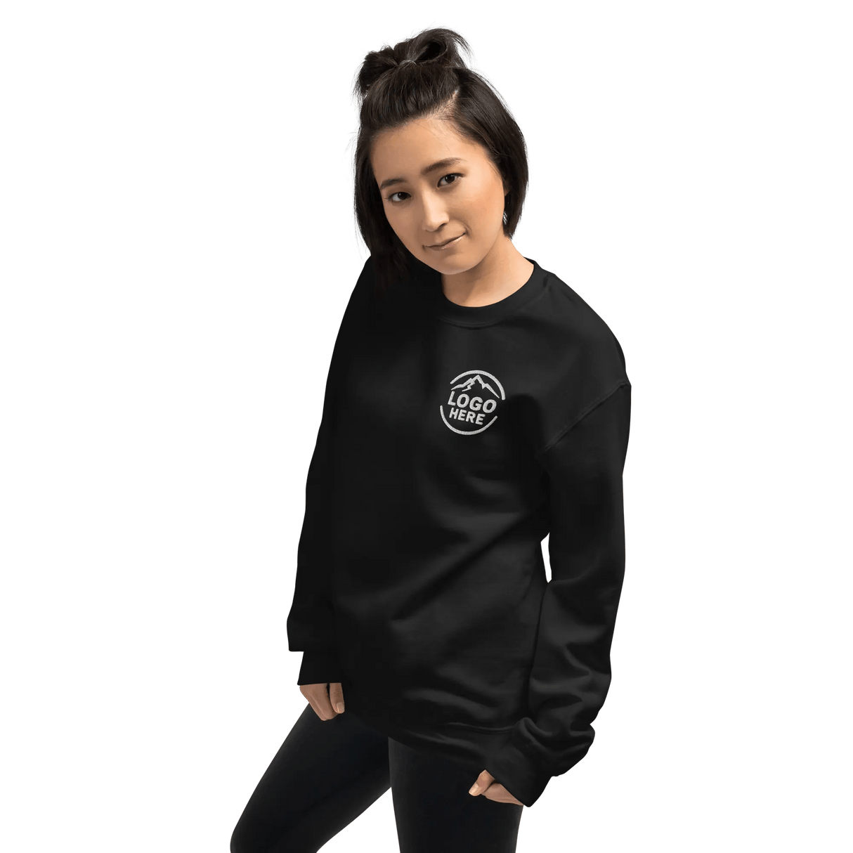 Custom Women's Gildan Embroidered Crewneck Sweatshirt - Arklavo