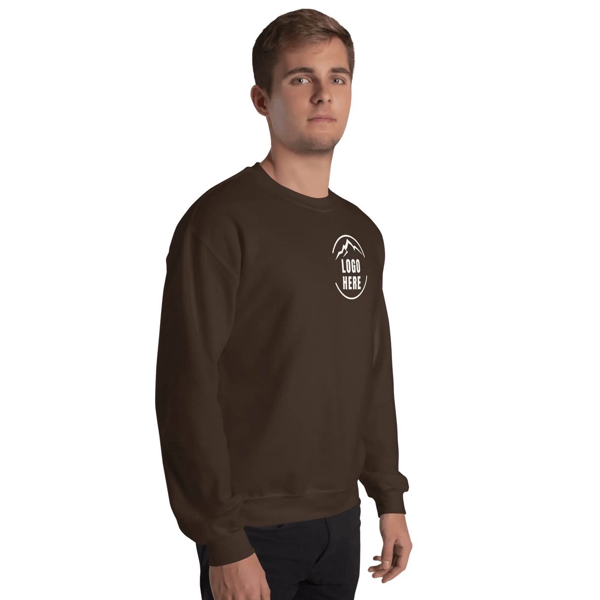 Custom Men's Gildan Printed Cotton Blend Crewneck Sweatshirt - Arklavo