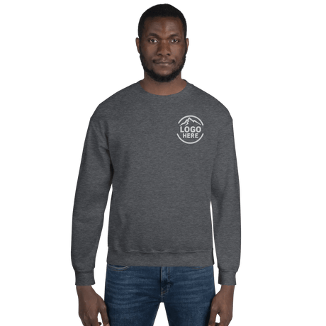 Custom Men's Gildan Embroidered Crewneck Sweatshirt - Arklavo