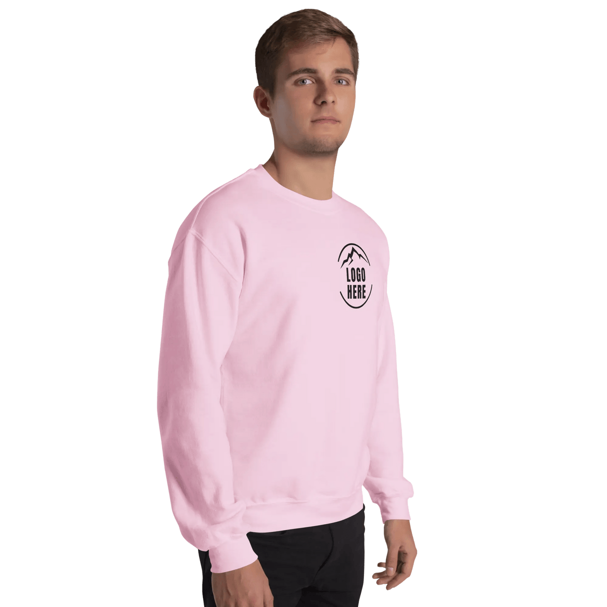 Custom Men's Gildan Printed Cotton Blend Crewneck Sweatshirt - Arklavo