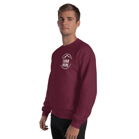 Custom Men's Gildan Printed Cotton Blend Crewneck Sweatshirt - Arklavo