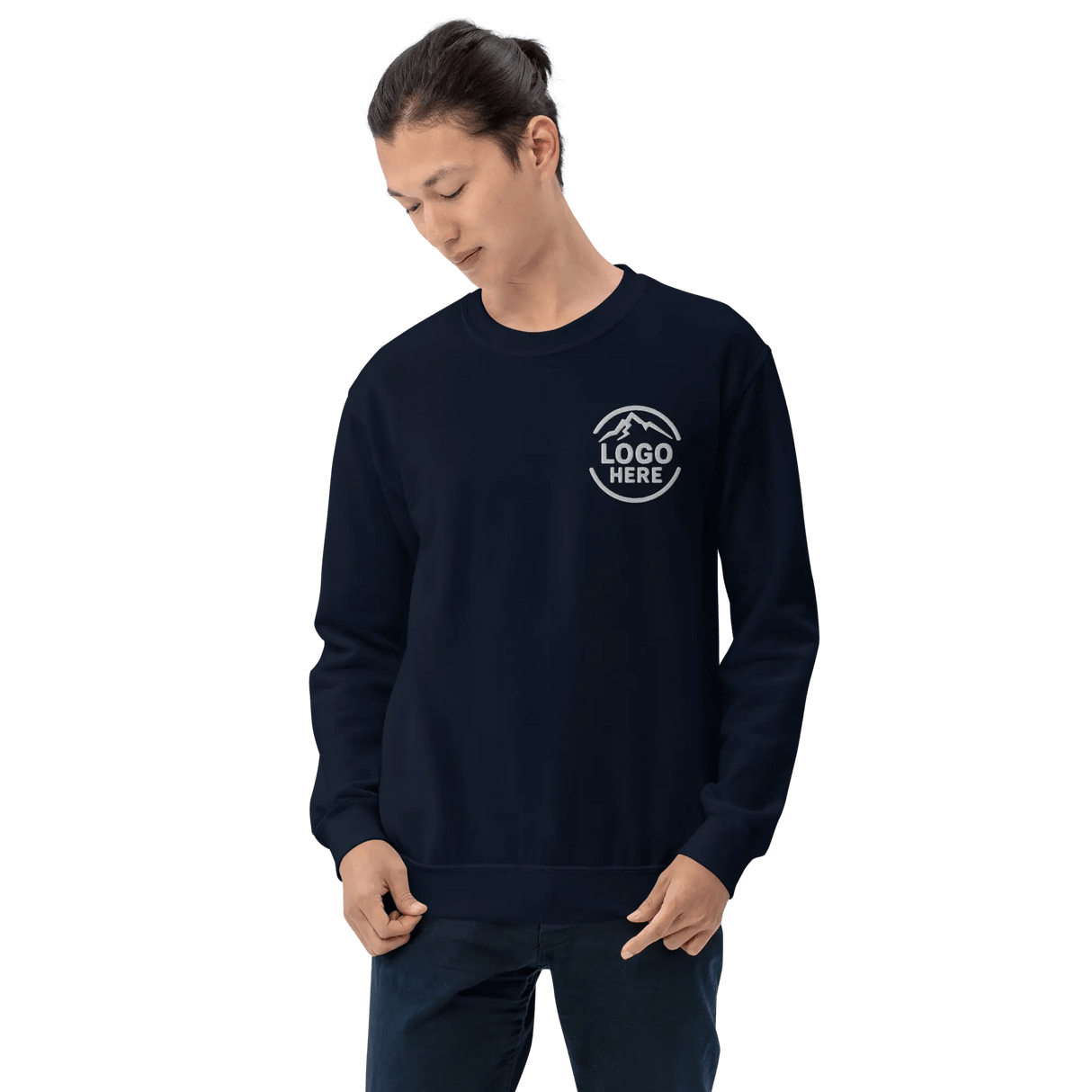Custom Men's Gildan Embroidered Crewneck Sweatshirt - Arklavo